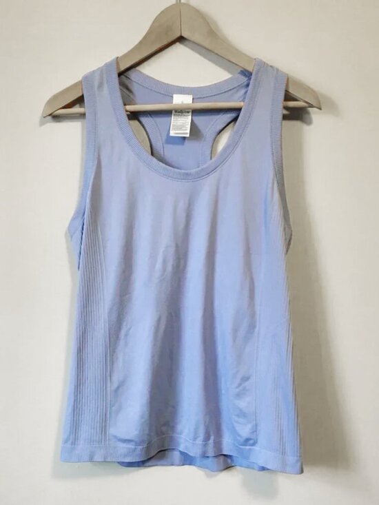 Old Navy Tops - Old Navy Active Pale Periwinkle Blue Textured Racerback Tank XL